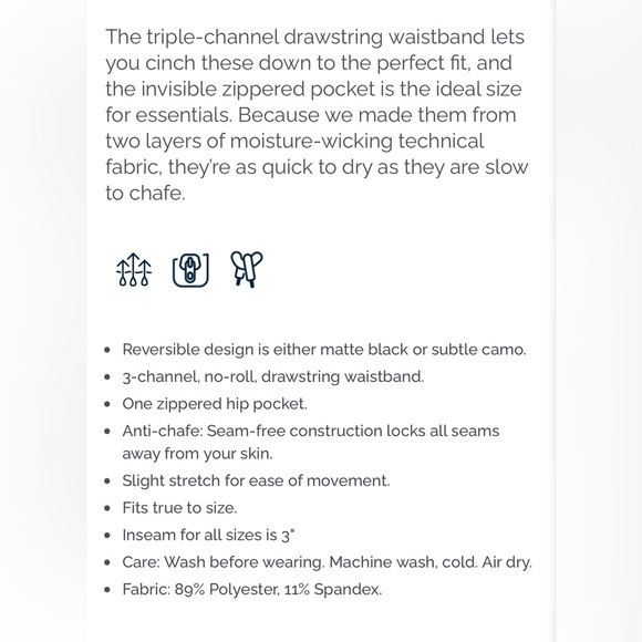 ZYIA FOREST CAMO FLIP IT SHORTS-SIZE M - Picture 8 of 8